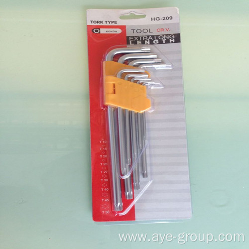 L Type Hex Allen Key with Star Head